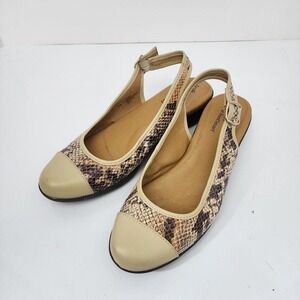 621 Softspots Footsmart women Slingback Casual Heels Size 10M